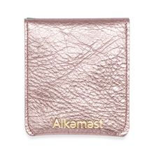Load image into Gallery viewer, Novelty card Pouch - Light metallic Lavender Boob purse: Rose Gold