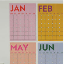 Load image into Gallery viewer, Good Sunday
Monthly Undated A3 Wall Planner | 12 Pages |
Colourburst