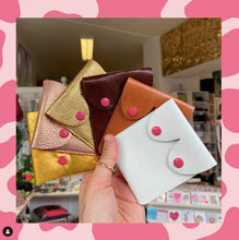 Load image into Gallery viewer, Novelty card Pouch - Light metallic Lavender Boob purse: Rose Gold