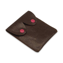 Load image into Gallery viewer, Credit Card Pouch – Leather Boob Purse for Women: Dark Brown
