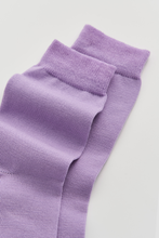 Load image into Gallery viewer, Parma Violet Merino Socks: Parma Violet / Small (UK 4-7)
