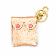 Load image into Gallery viewer, Quirky keychain  – Mini Leather Boob Purse for Handbags: Pink
